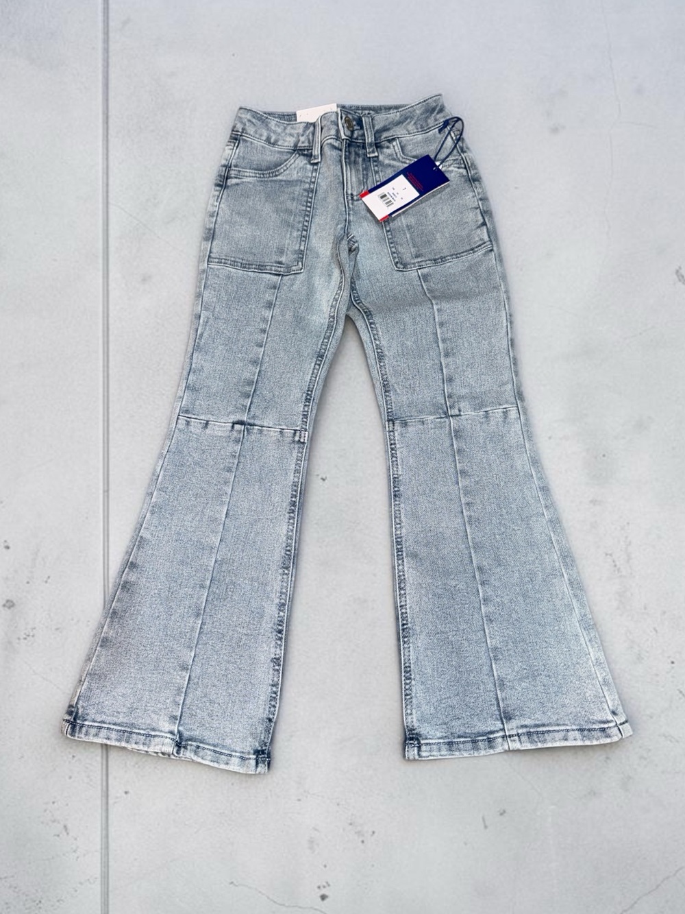 Light Wash Flared Jeans Girls (7) Limited Too NEW